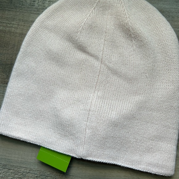 Kate Spade Logo Beanie Hat in Rose Dew NWT - Picture 8 of 8